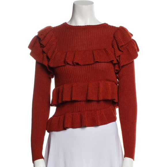 Ulla Johnson Baby Alpaca Bateau Neckline Sweater - Picture 2 of 5